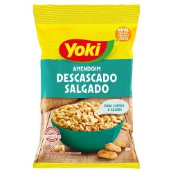 Amendoim Yoki 500g Descascado Salgado.