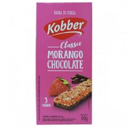 Barra Cereal Kobber Classic 60g Morango Chocolate...