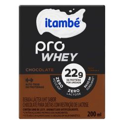 Bebida Láctea Itambé 200ml Pro Wheychocolate, Vd...