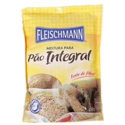 Mistura Para Pão Fleischmann 450g Integral................develop........