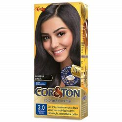 Tintura Cor&ton 3.0 Castanho Escuro...