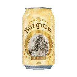 Cerveja Burguesa 350ml Pilsen.