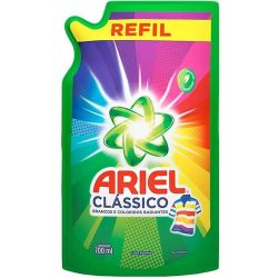 Lava Roupa Líquido Ariel 700ml Sachê Clássico.