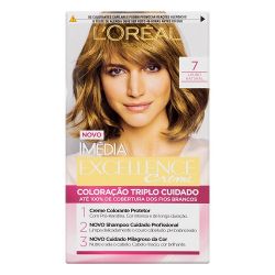 Tintura Imedia Excellence Creme 7 Louro Natural........
