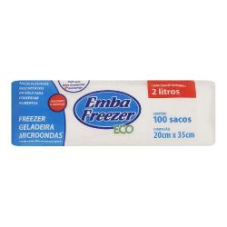 Saco Embalixo 2l P/freezer 100un...