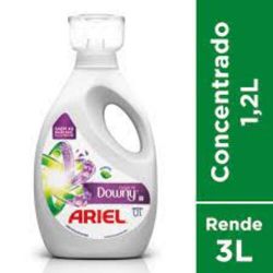 Lava Roupa Líquido Ariel 1,2l Toque De Downy...