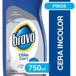 Cera Líquida Bravo 750ml 2 Em1 Incolor........