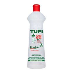 Álcool Gel Tupi 500g 46,2 Inpm Citronela...