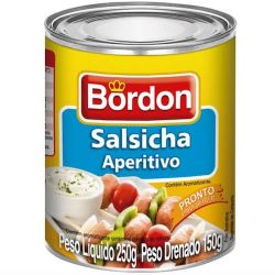 Salsicha Bordon 150g Lata Aperitivo, Vs, Sp........