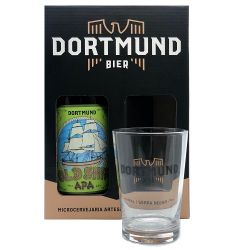 Kit Cerveja Dortmund 600ml Com Copo Old Ship Apa.