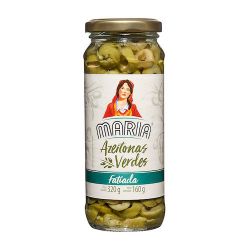 Azeitona Maria 160g Verde Fatiada...