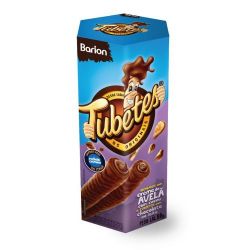 Wafer Tubetes Barion 50g Recheado Chocolate C/avelã...
