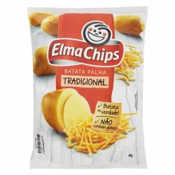 Batata Palha Elma Chips 490g Tradicional.