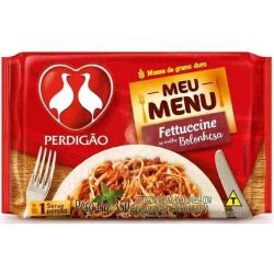 Fettuccine Perdigão 350g Meu Menu Molho Bolonhesa, Vs, Sp........