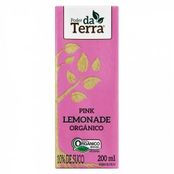 Limonada Poder Da Terra 200ml Orgânico Framboesa.