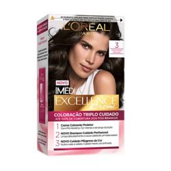 Tintura Imédia Excellence Creme 3 Castanho Escuro........