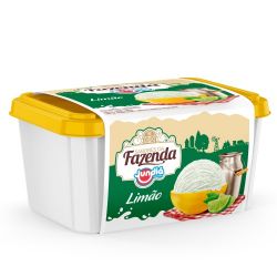 Sorvete Jundia 1,5l Sabores D.fazenda Limão, Vs, Sp.
