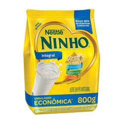 Leite Em Pó Nestlé  800g Ninho Integral Sachê.................