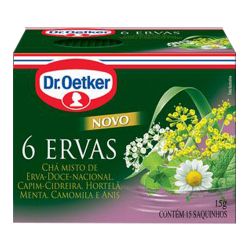 Chá Dr. Oetker 15g Misto 6 Ervas..............