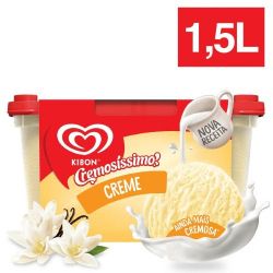 Sorvete Kibon 1,5l Cremosissímo Creme, Vs, Sp...