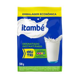 Leite Em Pó Itambé  500g Pouch Desnatado.............