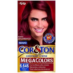 Kit Tintura Cor&ton Mega Colors 6 646 Verm Cer...