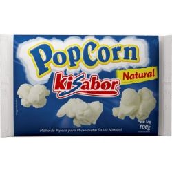 Pipoca Micr.kisabor 100g Natural.