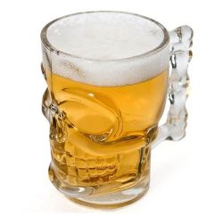 Caneca De Chopp Yangzi 540ml Caveira.