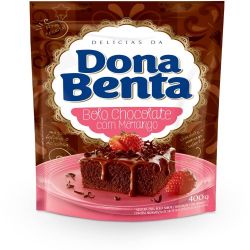 Mistura Para Bolo Dona Benta 400g Chocolate Com Morango.