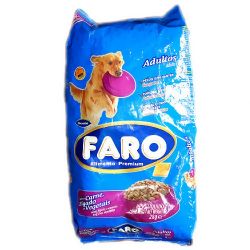 Ração P/cães Faro 2kg Adulto Rm Carne/figado/vegetais.............