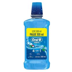 Enxaguante Bucal Oral-b Leve 500ml Pague 300ml Compl Menta........