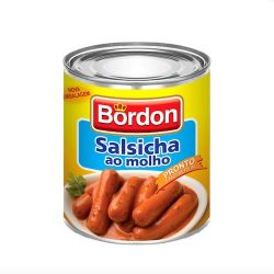 Salsicha Bordon 300g Lata Ao Molho, Vs, Sp........