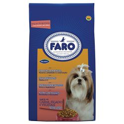 Ração P/cães Faro 1kg Pq Figado/carne/vegetais.............