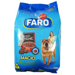 Ração Para Caes Faro Macio 900g Filhote.