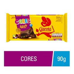 Chocolate Garoto 90g Cores.