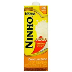 Leite Ninho 1l Integral Zero Lactose.................