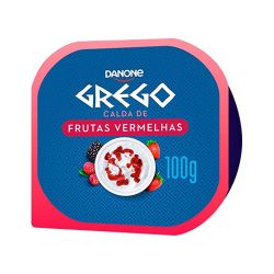 Iogurte Danone 100g Grego Frutas Vermelhas, Vd........