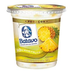 Iogurte Batavo 500g Pedaços Abacaxi, Vd...