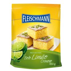 Mistura P/bolo Fleischmann 450g Limão Cremoso.................