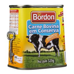 Carne Bordon 320g Lata Bovina, Vs, Sp........