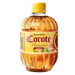 Cachaça Corote 500ml Pêssego...
