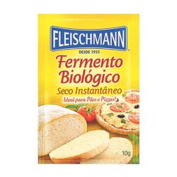 Fermento Fleischmann 10g Biológico.................