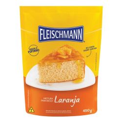 Mistura P/bolo Fleischmann 450g Laranja.................